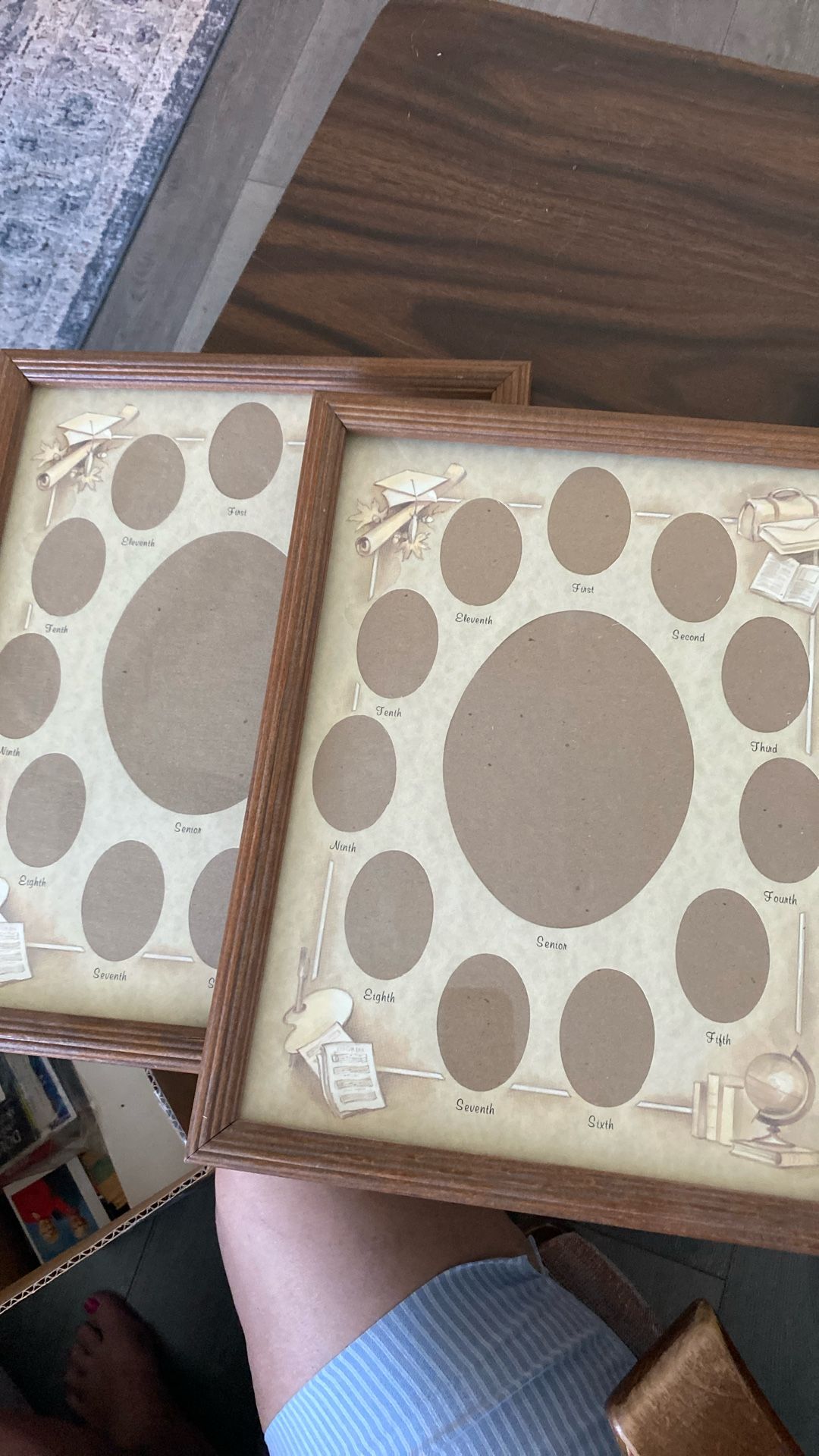 2-11x14 Picture Frames With Matte For School Photos