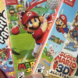 Read Description Nintendo Switch Super Mario 3d All Stars Mario Party Golf Super Rush 