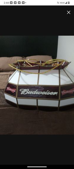 Glass pool table light