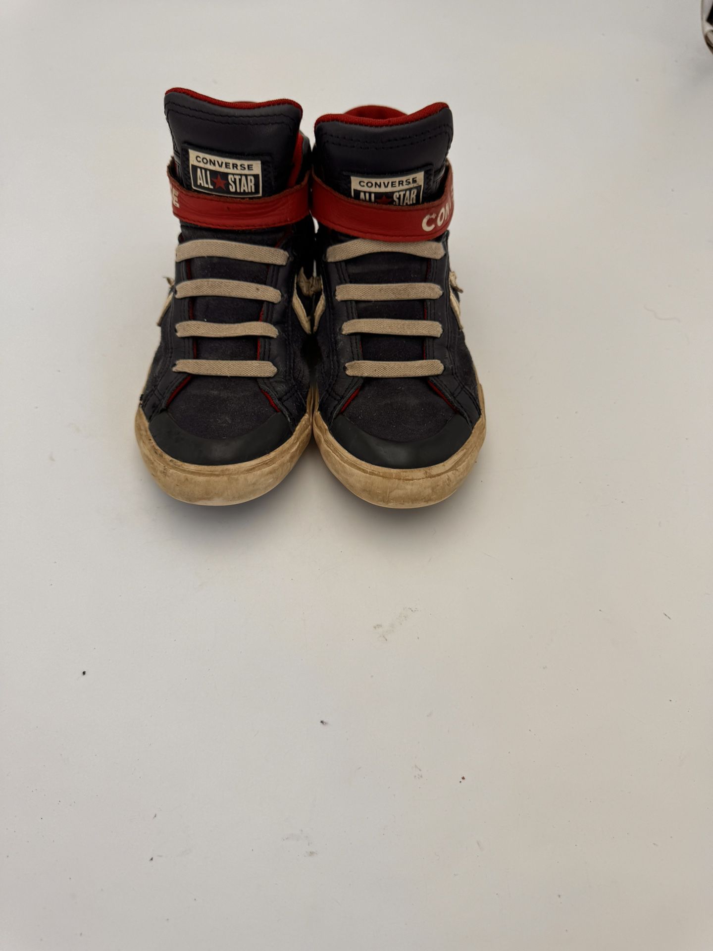 CONVERSE LIMITED SHOES HIGH TOP WITH STRAP NAVY BLUE SIZE 3 BOYS 