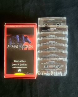 Audio Book UNABRIDGED: Armageddon, The Cosmic Battle of the Ages by Tim LaHaye and Jerry B. Jenkins. 7 cassettes.
 P/