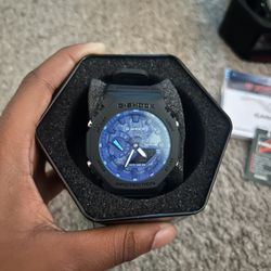 Black & Blue G Shock