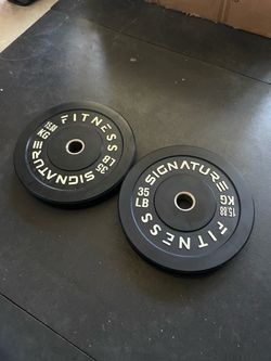 35lb Olympic Bumper Weight Plates