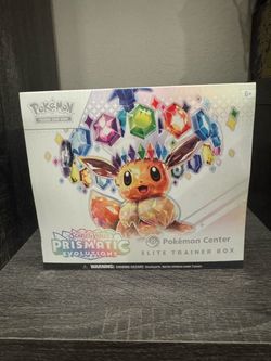 Pokemon Prismatic Evolution Pokemon Center ETB