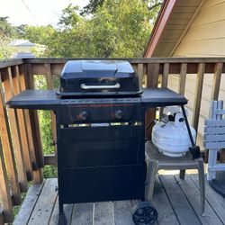 Grill Mega Master Bbq 2 Burner W Shelf & Cover