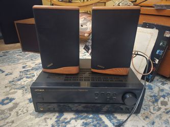 Optimus receiver and advent speakers