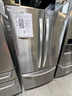 Whirlpool 2025 French door fridge stainless steel