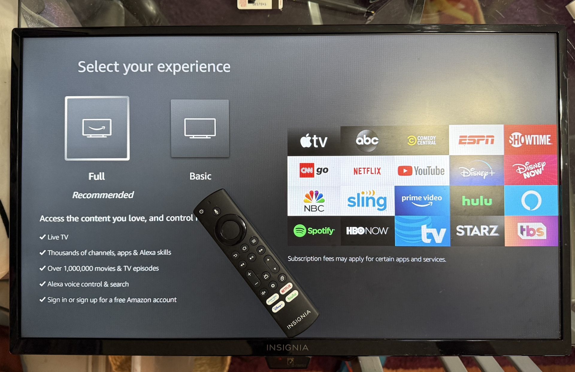 27inch LCD 1080p Insignia Amazon Fire TV