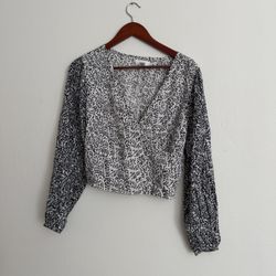 Black And White Blouse 