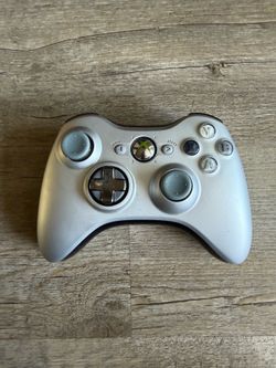 Custom Silver Xbox 360 Wireless Controller