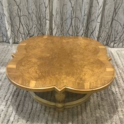 Walnut bookend top French Provincial Coffee Table