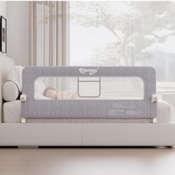 Bed Rail for Toddlers, 59 Inch Swing Down Toddler Bed Rails