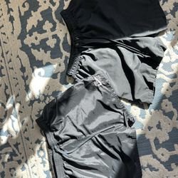Men’s Nike shorts - black - drawstring waistband  - both large