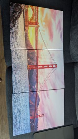 Wall painting canvas 3 piece