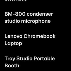 studio equipment 