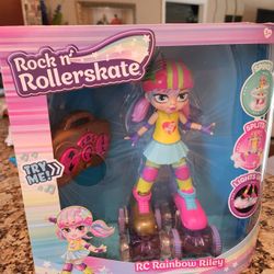 Rock And Rollerskate Rainbow Riley  Doll 