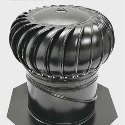 New Gaf black 12" galvanized wind turbine Master Flow model gic12 bl