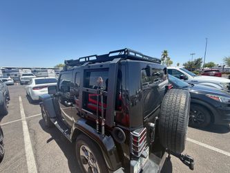 2025 metal Jeep Wrangler, JK Sahara roof rack w lights