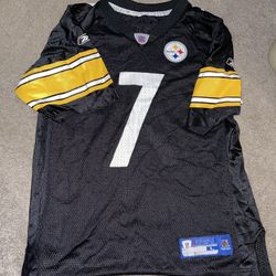 Ben Roethlisberger 7 NFL Pittsburgh Steelers Reebok Large Jersey