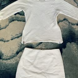 Theory Top And Skirt Set