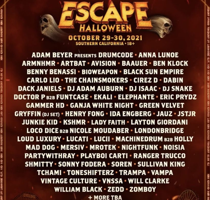 Single 2-day Wristband Escape Psycho Circus 