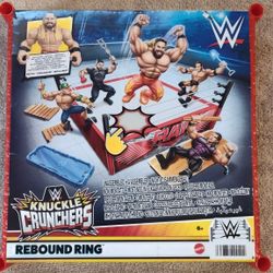  WWE Knuckle Crunchers  Ring Playset