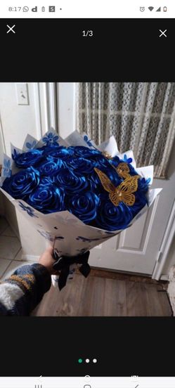 Ramo de flores de liston Mándeme mensaje si tiene preguntas aga su pedido ahora