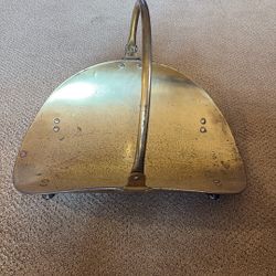 Brass log/firewood carrier