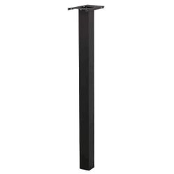 Architectural Mailboxes Brighton Aluminum, Top Mount, Mailbox Post, Black