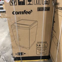 Comfee Washing Machine 1.8 Cu. Ft. Portable Compact Washing Machine CLV18N1AWW