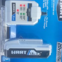 Hart 20v 2ah Battery With Charger Unopened 