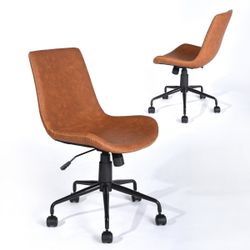 Open Box Homy Casa ADAMS BROWN A Office Chair 21.65" W x 24.8" D Comfortable Seating for Home and Workspace