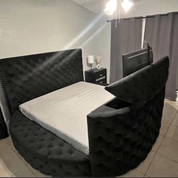 Tv Bed Queen Cal King Bed Sectional Leather 