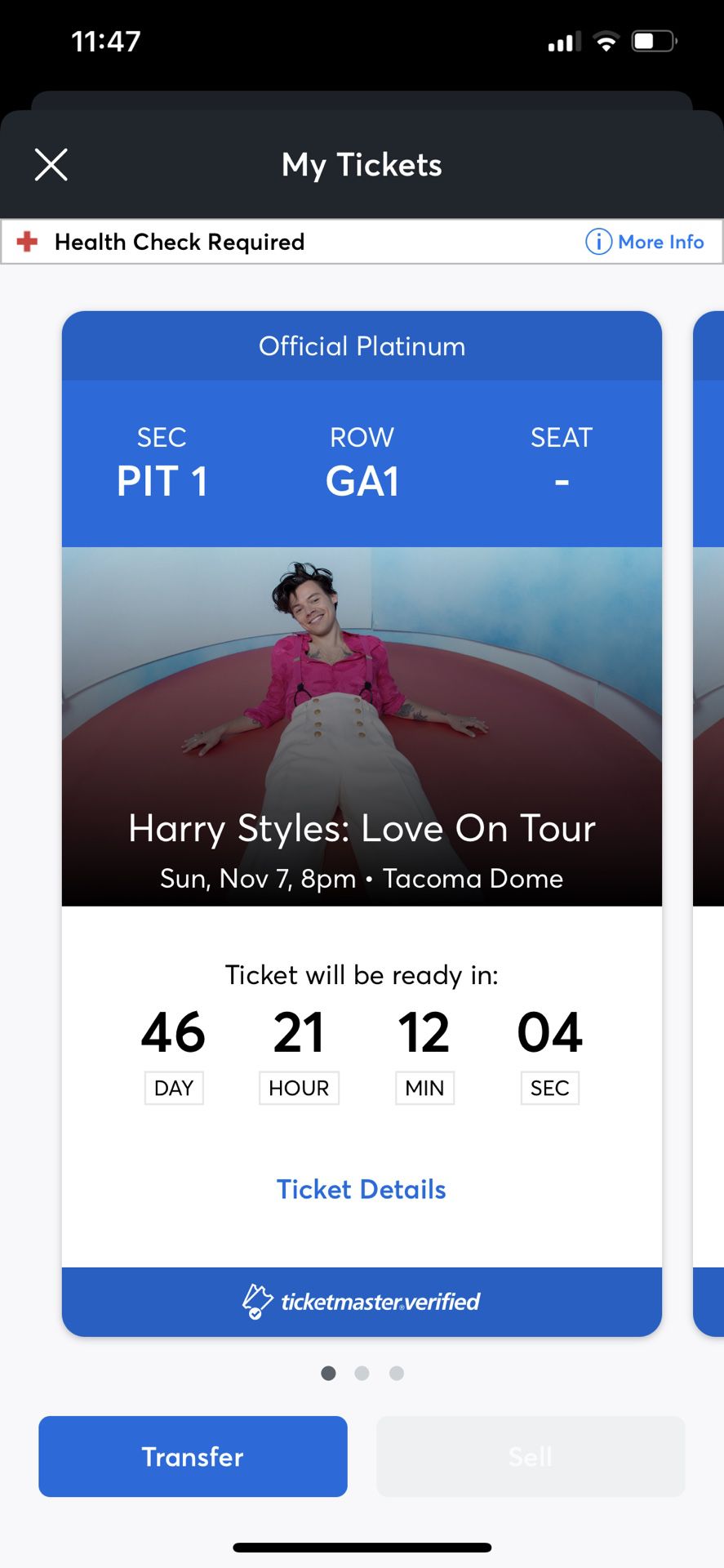 Harry Styles Love On Tour Concert Ticket