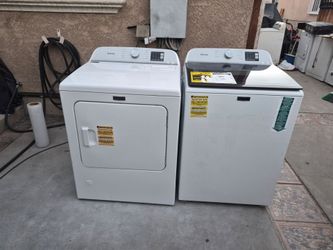 Maytag washer and dryer open box