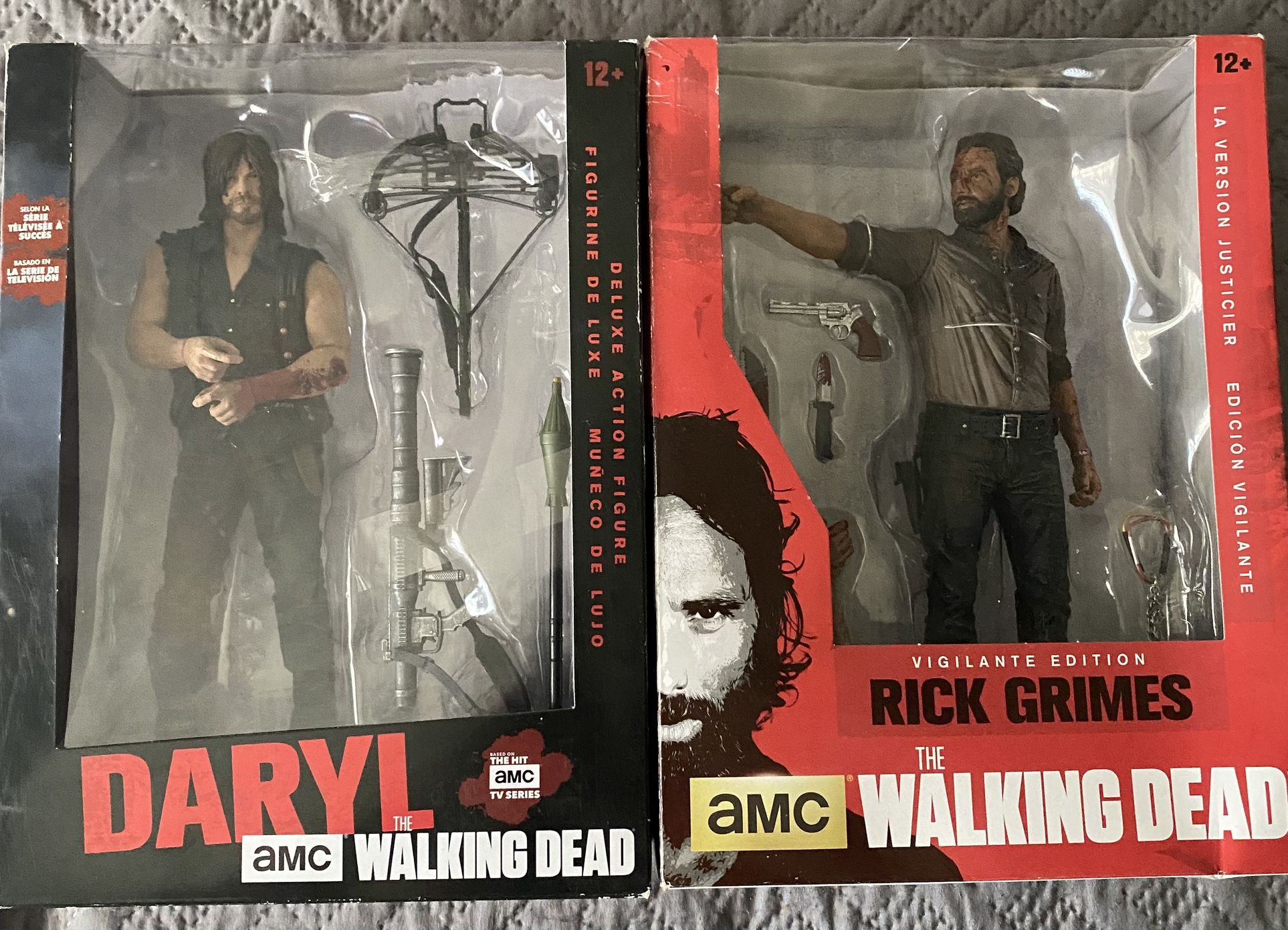 The Walking Dead 10” Statues Rick And Daryl