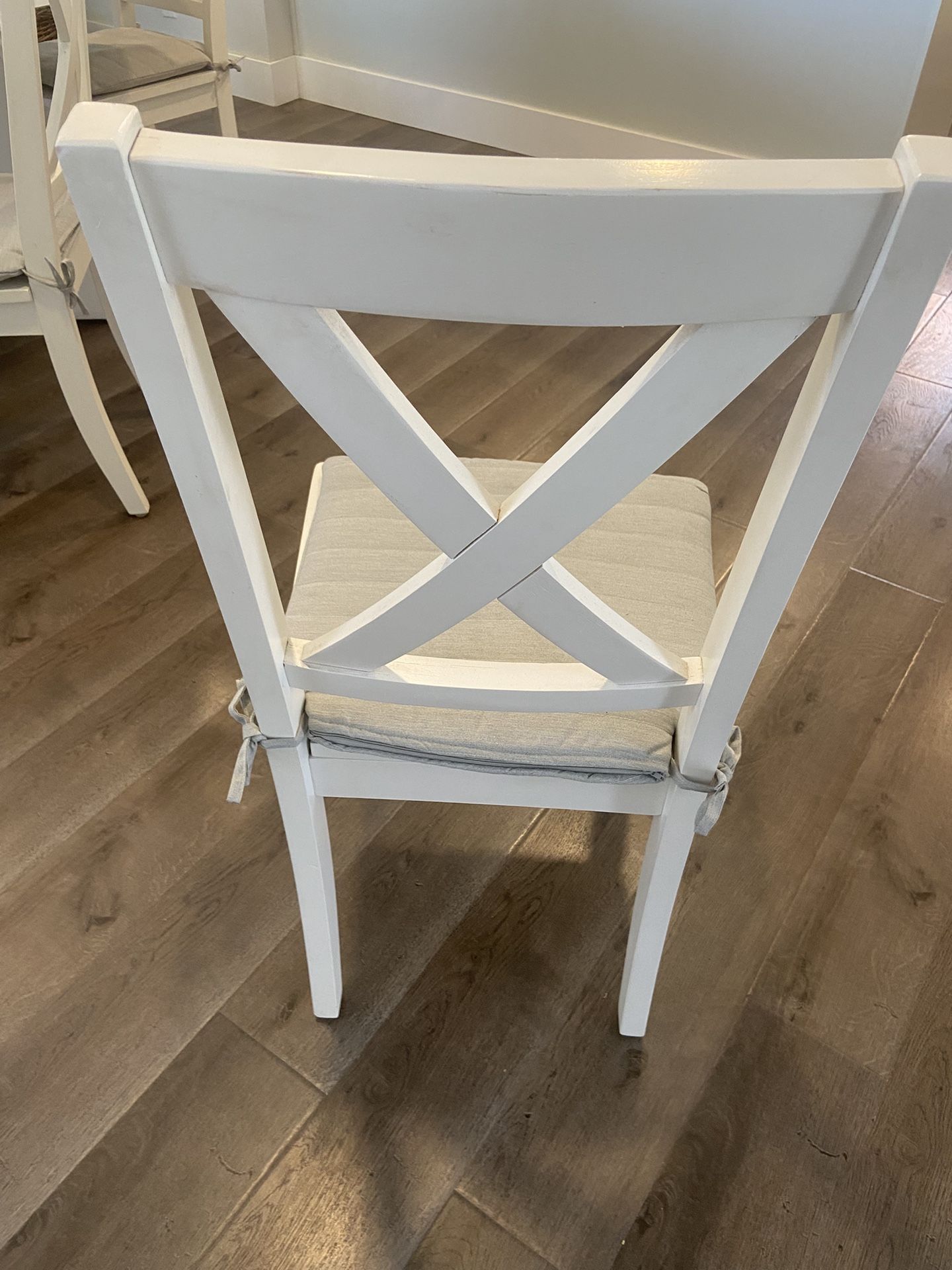 Set Of Four Wooden Chairs
