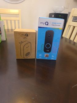 My Q Video doorbell with chime