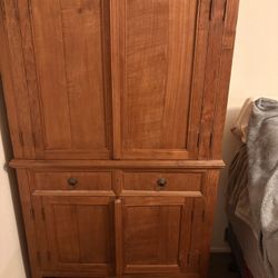 Wood Dresser/Armoire 