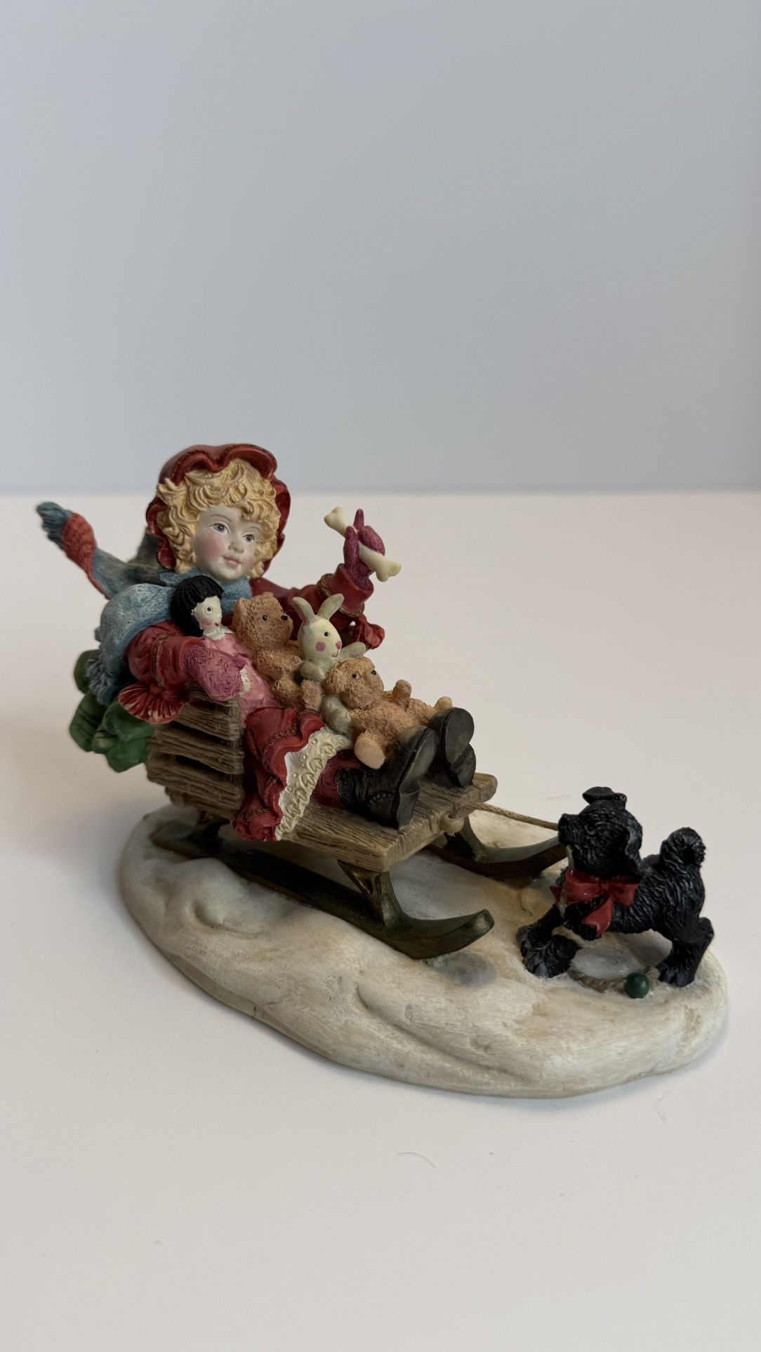 Enesco Laura’s Attic “Come On You Can Do It” Karen Hahn 1991 Figurine 