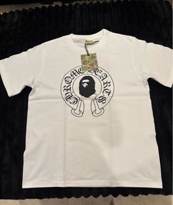 Bape tee chrome hearts