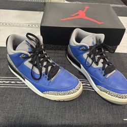 Jordan 3 Retro Royal Cements Size 12