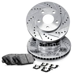 Detroit Axle - Front Brake Kit for 09-15 Honda Pilot 07-13 MDX ZDX 14-18 RLX,