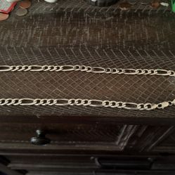 925 Silver Figaro Chain $200