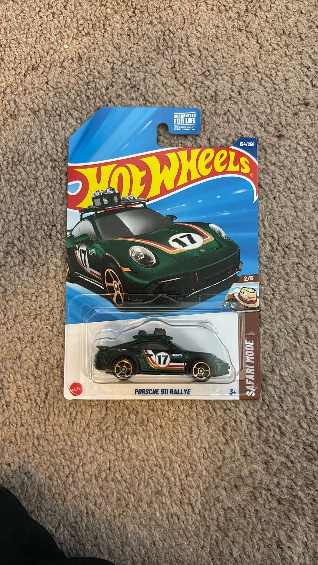 2025 Hot Wheels | Porsche 911 Rallye | Green | Safari Mode 2/5 | 154/250 NEW