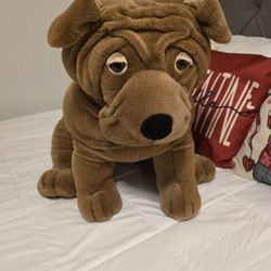 ❤️Rare Big Sharpei Stuffed Animal Dog❤️