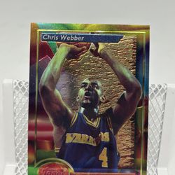 1993-94 Finest - #212 Chris Webber - ROOKIE - Golden State Warriors