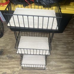 Black 3 Tier Display Stand 