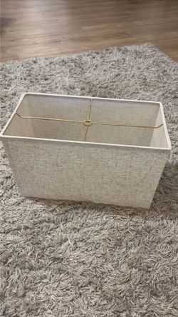 New- ASPEN Creative linen lampshade 16x10x8