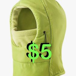 Florensent Green Winter windproot Hat, Unisex Children waterproof Balaclava, Ski Mask with Warm Fleece Face Cover for Girl&Boy One size fits most boys